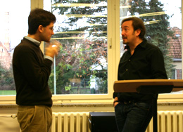 Tracy Colony (left) with Christof Rapp (right)