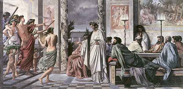 Plato's Symposium (painting by Feuerbach)