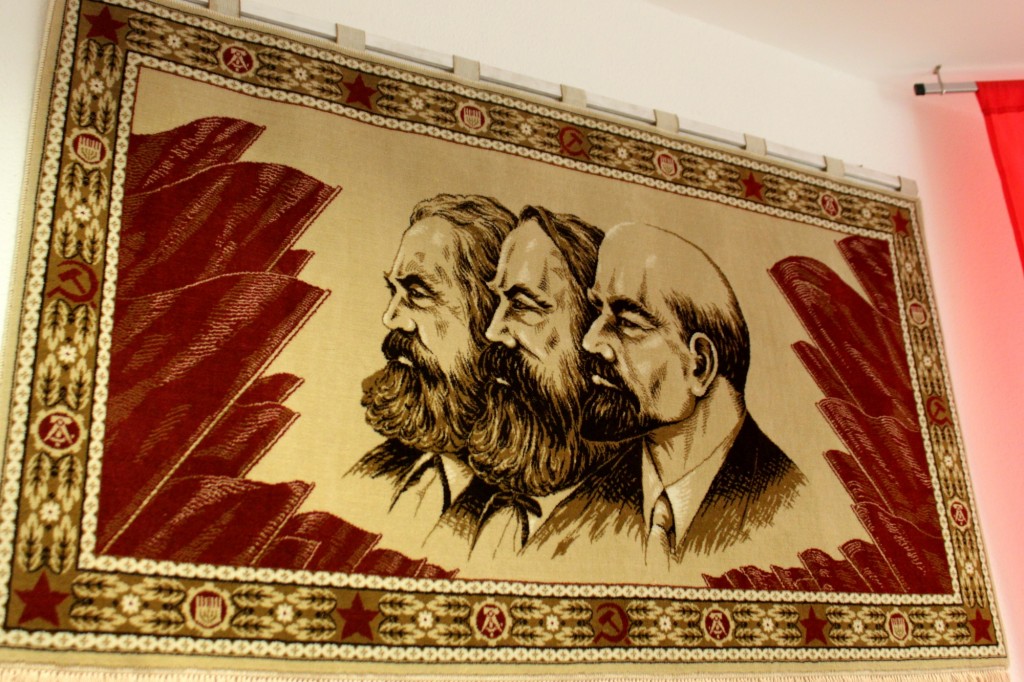 Comrades Marx, Engels and Lenin