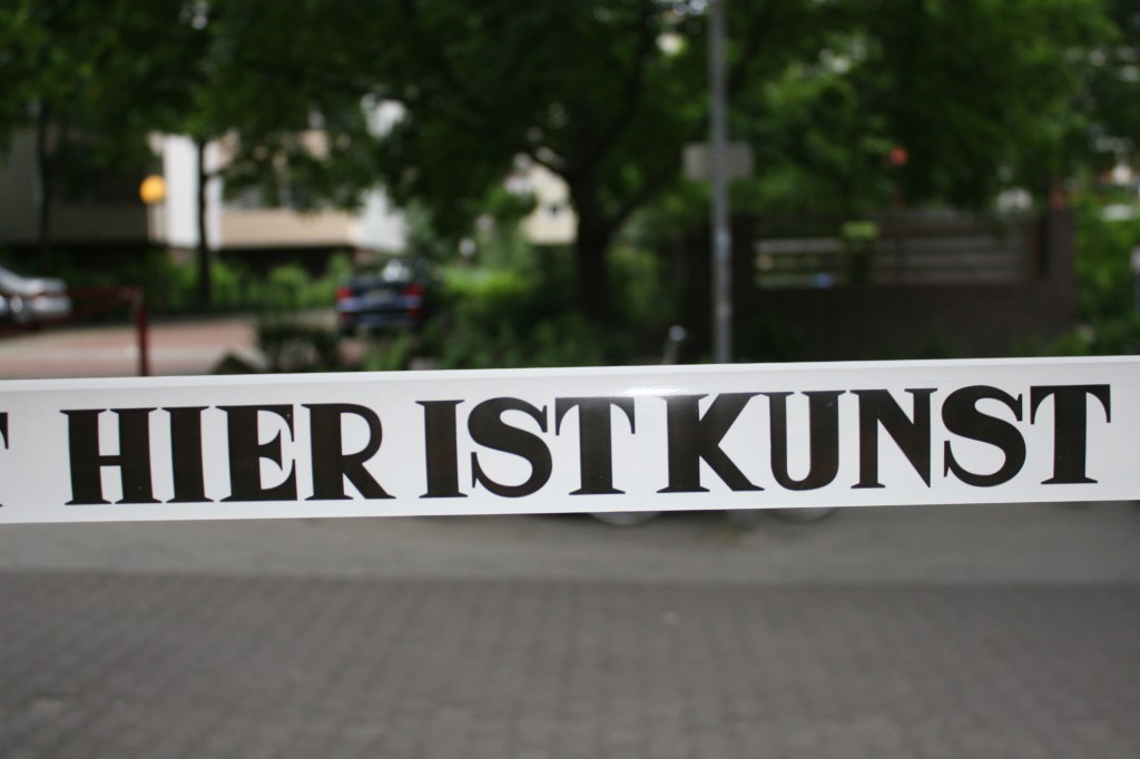 'Hier ist Kunst' - this year's festival motto