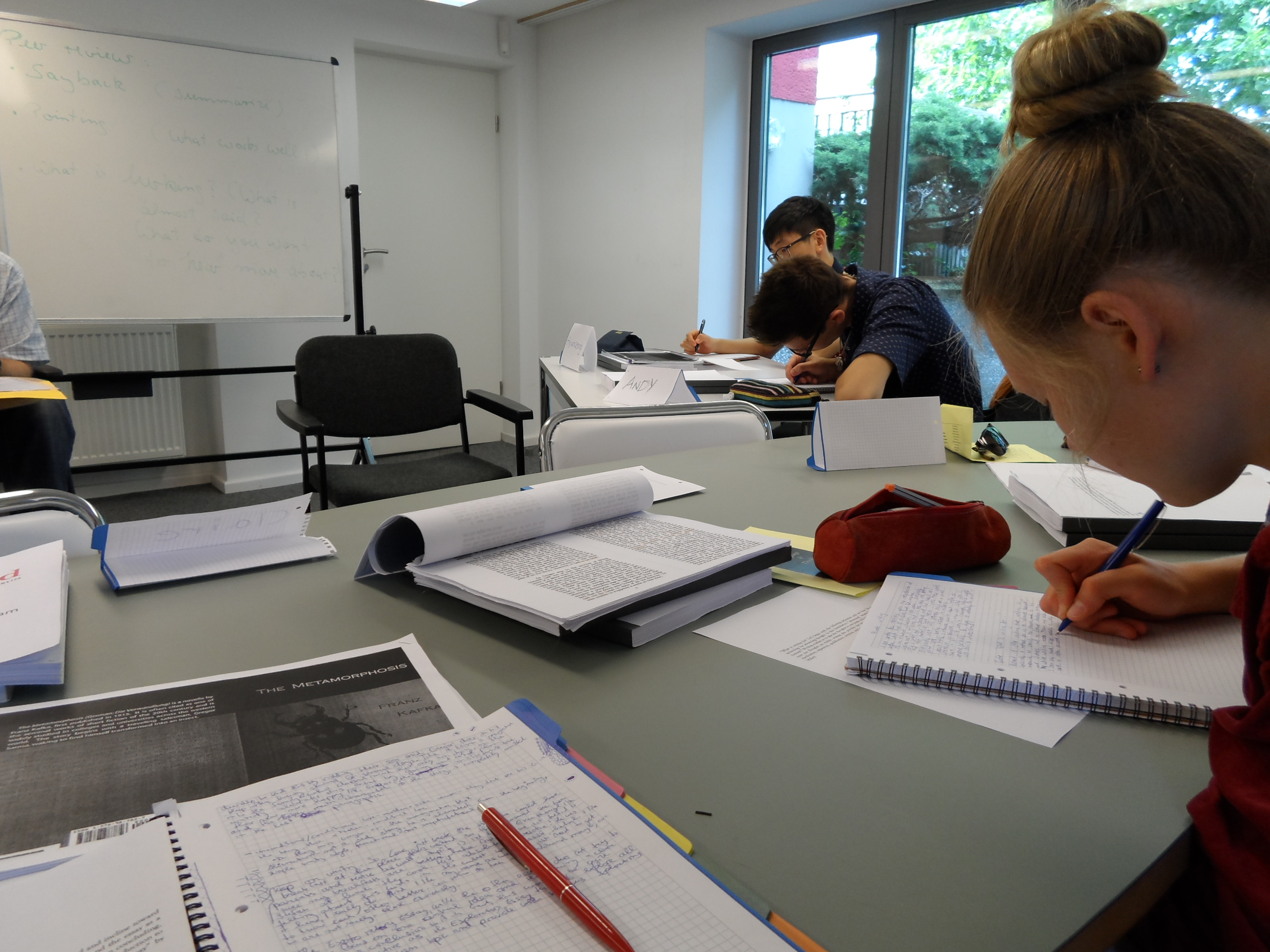 “Free writing” at Bard College Berlin’s L&T
