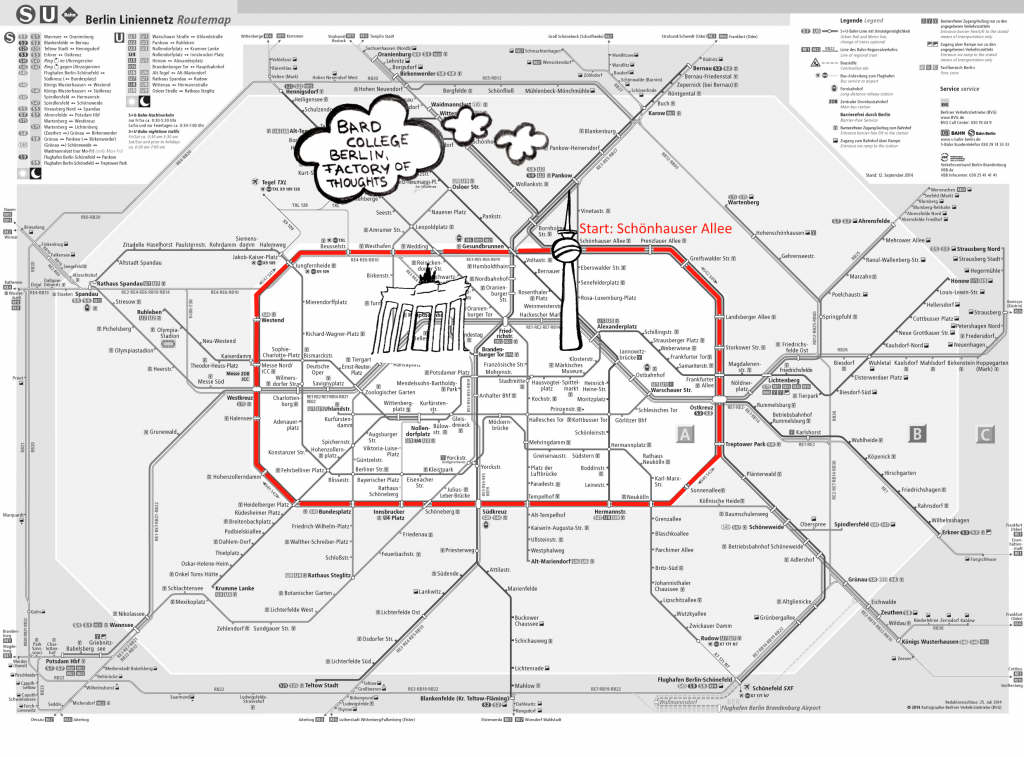 Map of Berlin Public Transport