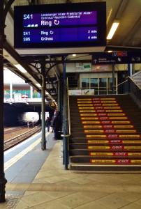 Display for the Ringbahn line