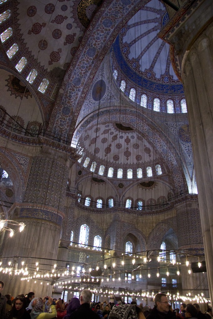 The interior of the Blue Mosque. Photo: Inasa Bibic
