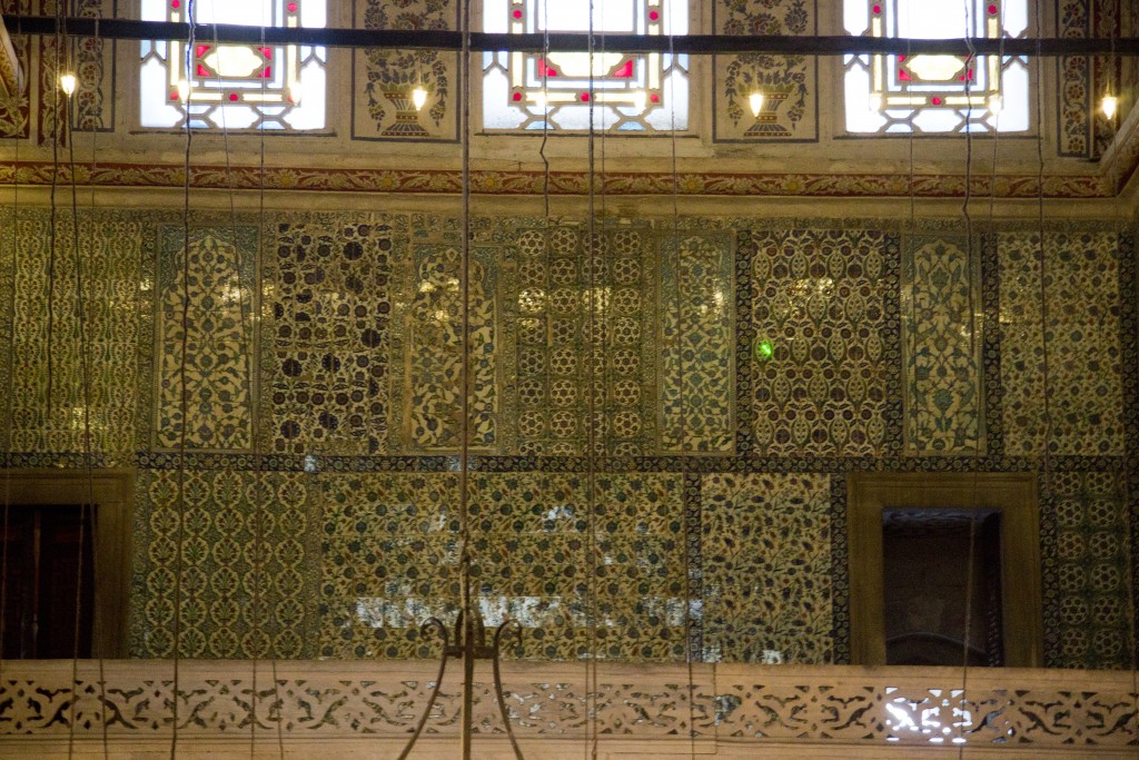 One of the many beautiful patterns covering the 400 years old mosque. Photo: Inasa Bibic