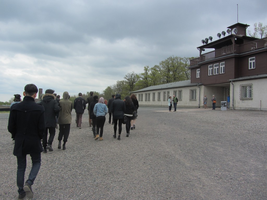 Students tour former concentration camp, Buchenwald, on our final day.