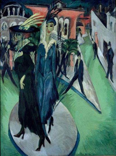 Potsdamer Platz. 1914. Oil on canvas, 200 x 150 cm. Inv. VI 48.850. Photo: Joerg P. Anders. Image licenced to Gretchen Wagner Museum of Modern Art by Gretchen Wagner Usage : - 3000 X 3000 pixels (Letter Size, A4) © Bildarchiv Preussischer Kulturbesitz / Art Resource