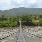 One cannot but develop a fascination with bridges in Nepal. So far the best and scariest was between Lumbini (the birth place of Lord Buddha) and Pokhara; the